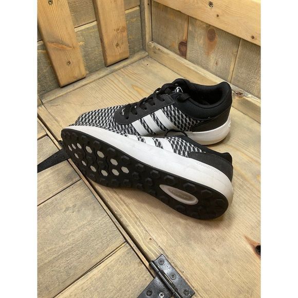 Adidas womens cloudfoam race running shoes sneakers lace up US7 1Y3001 - Picture 5 of 9